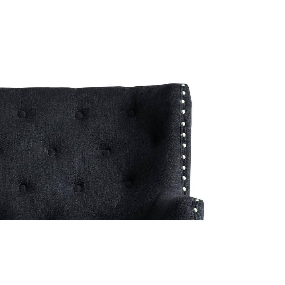 Brogen Accent Chair in Black Colour