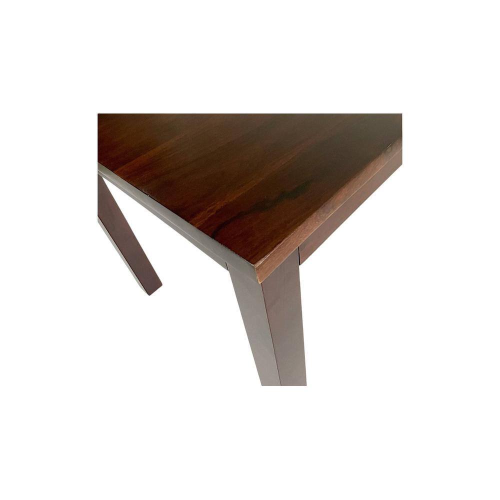 Oakmont Sheesham Wood Dining Table In Dark Walnut Finish