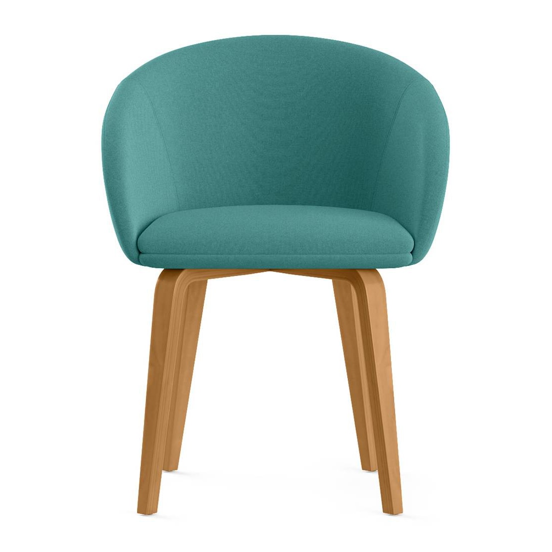 Meryl lounge chair Color - Teal - Urban Ladder