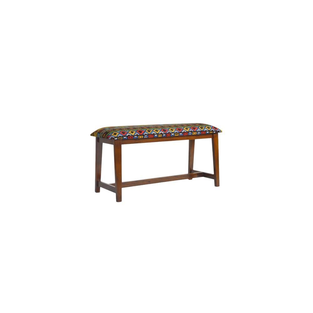 Lojios Solid Wood Bench In Provincial Teak Finish