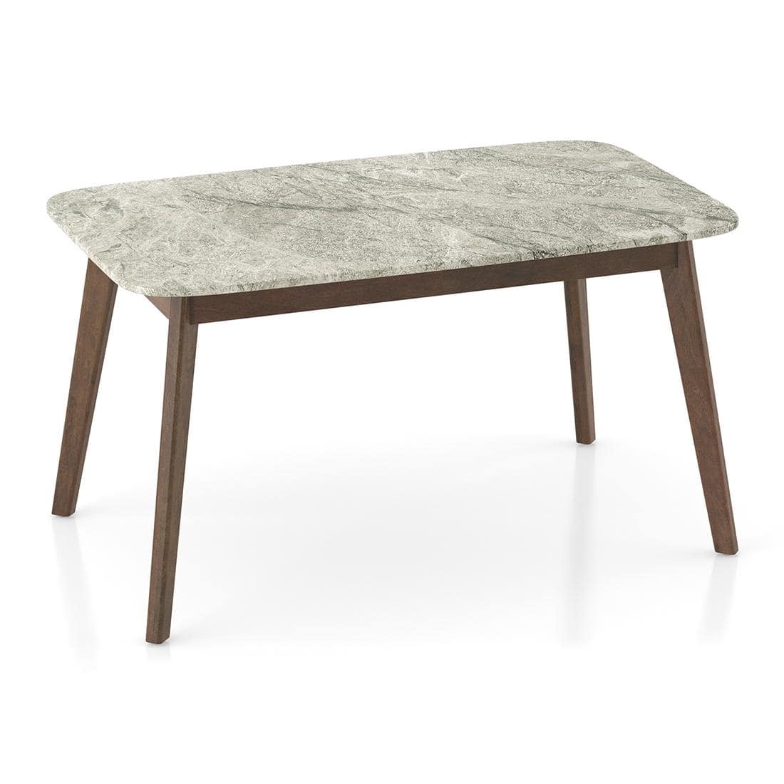 Lunar Grey Mirage Stone 6 Seater Dining Table With Atlas Dining chair Set