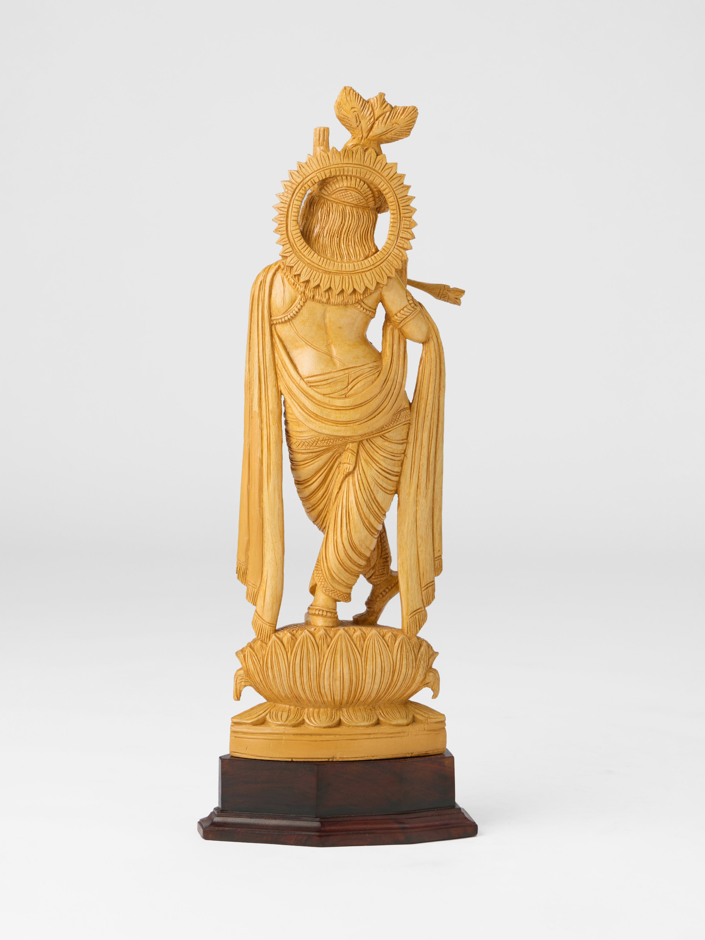 Wood Carved Padmaleela Gopala Idol