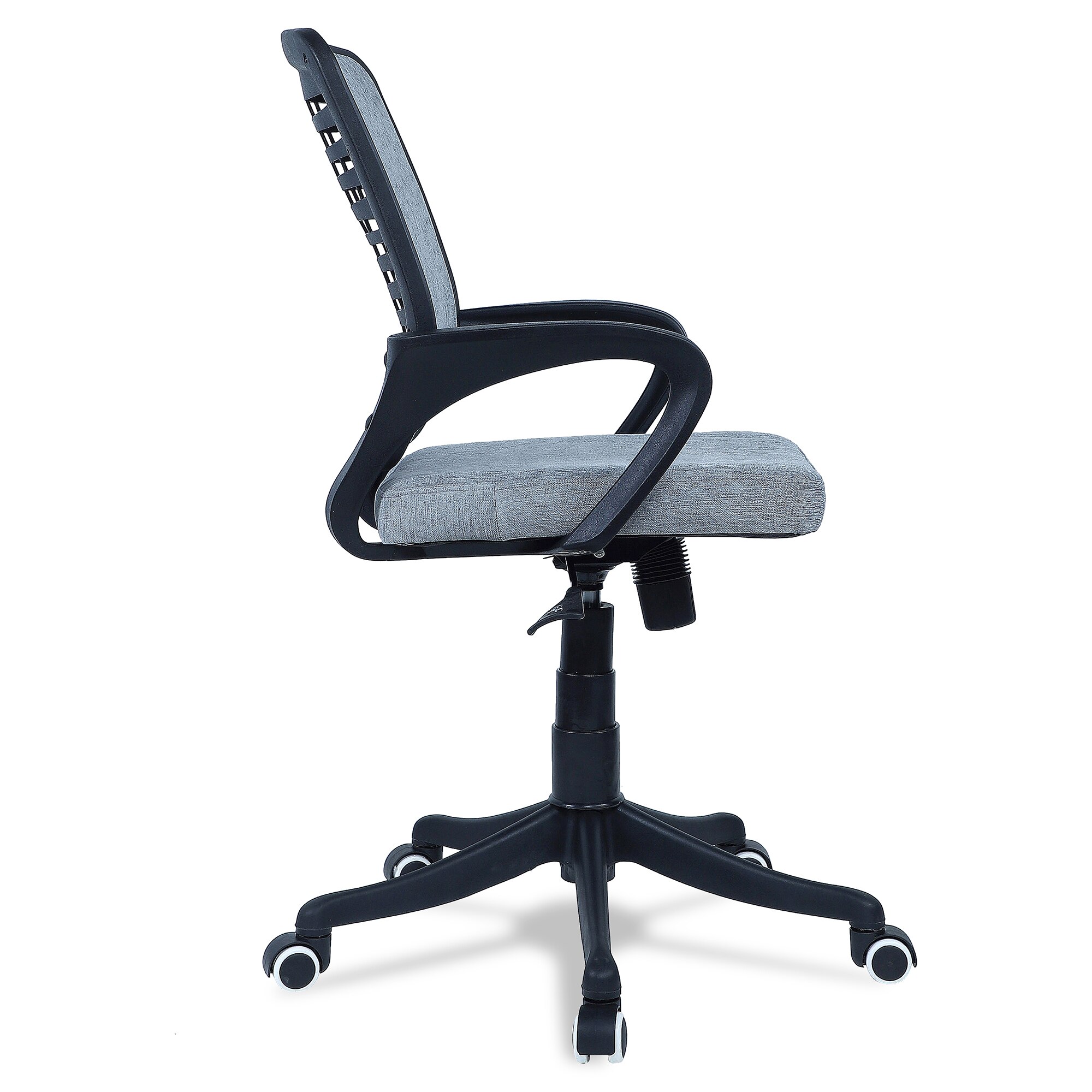 Geain Mid Back Ergonomic Chair in Grey Colour