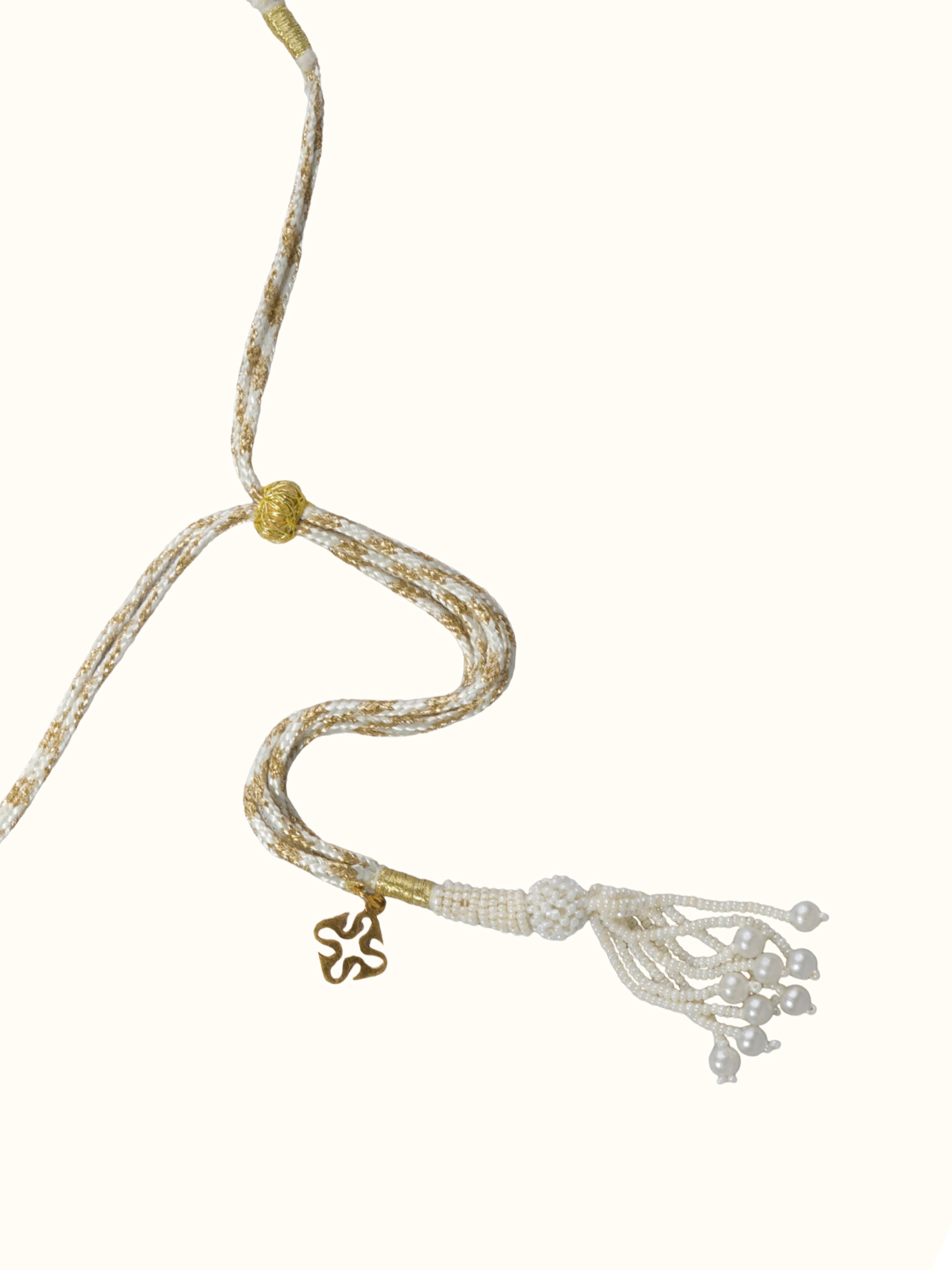 Detail shot of Silver Smithing Choker Necklace