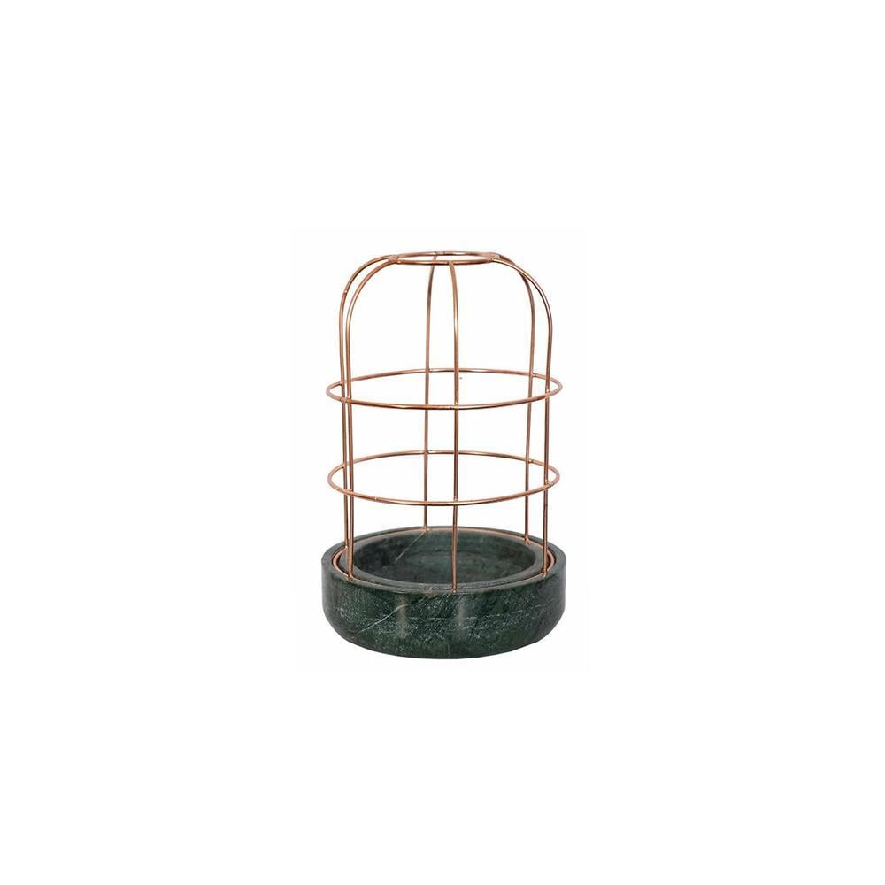 Wolfgang Green Marble Planter