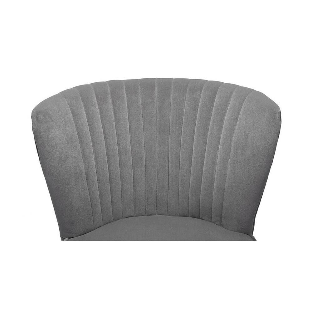 Crimson Accent Chair in Dark Grey Colour