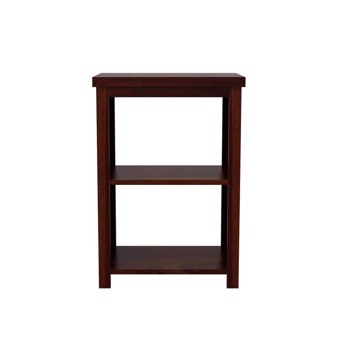 Lala XL Solid Wood Bookshelf in Walnut Finish