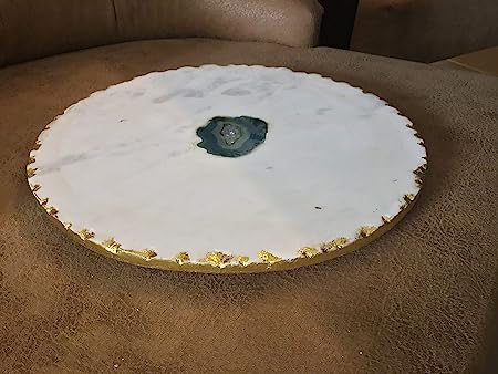 NikkisPride Elegant Marble Serving & Décor Platter