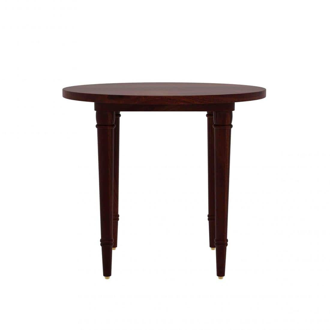 Alps Solid Wood Bedside Table in Teak Finish