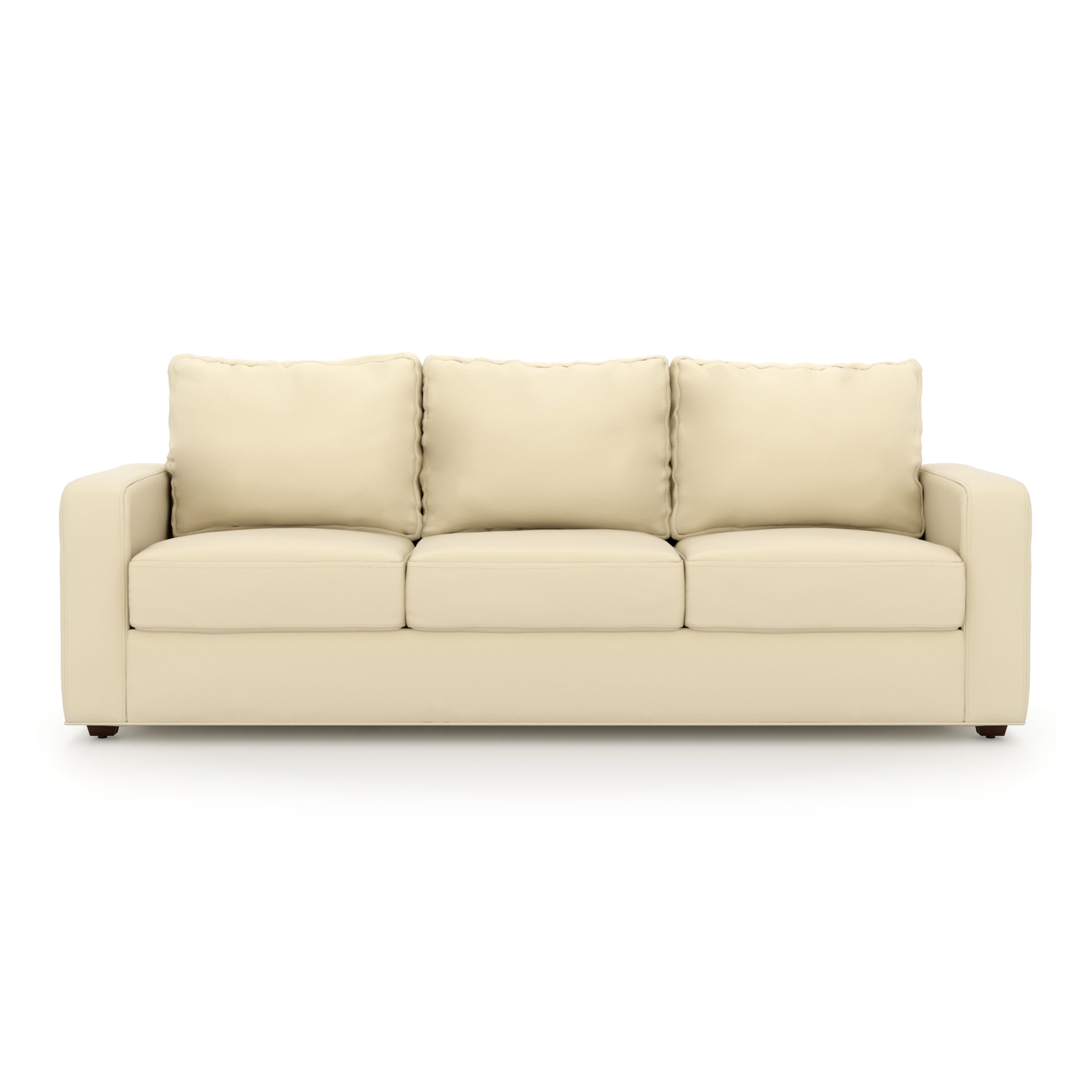 Apollo Compact Sofa Set (Colour : Cream, Cushion : Soft, Back Type : Regular, Seater : 3+2+1)