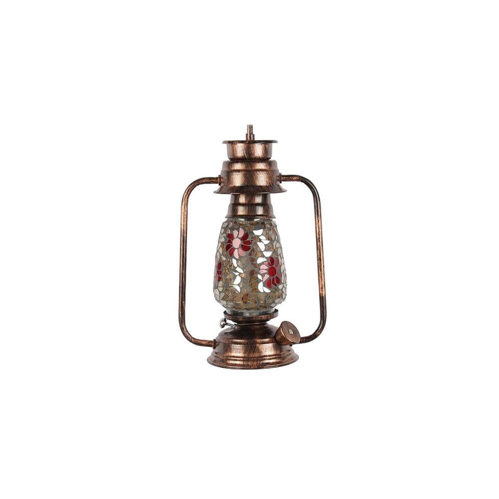 Ida Multicolor Metal Wall Mounted Lantern Lamp