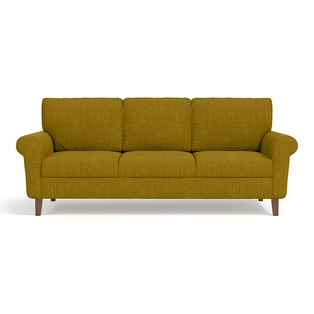 Oxford Sofa (Colour : Olive Green, Cushion : Soft, Seater : 3+2+1)