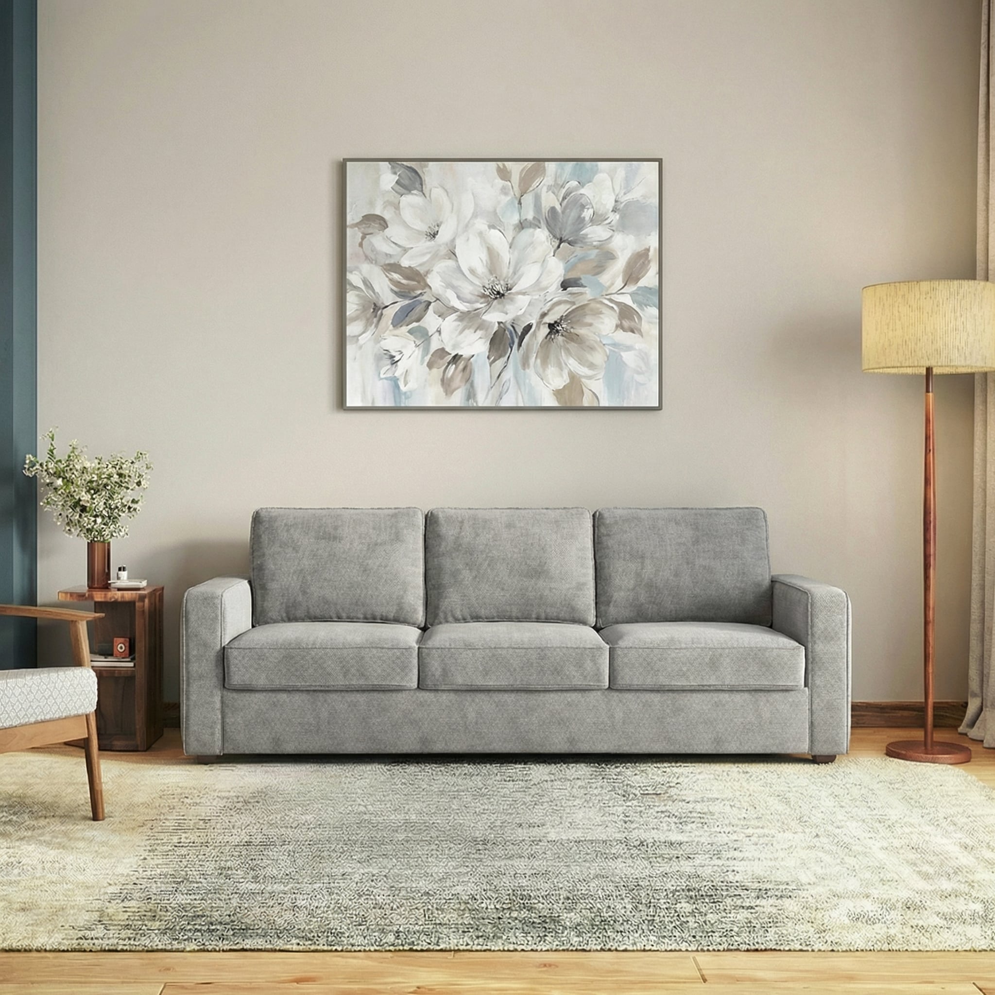 Apollo High Back Fabric Sofa (Colour : Granite Weave, Seating Capacity : 3 Seater, Cushion Type : Hard, Back Type : High Back)-image-35