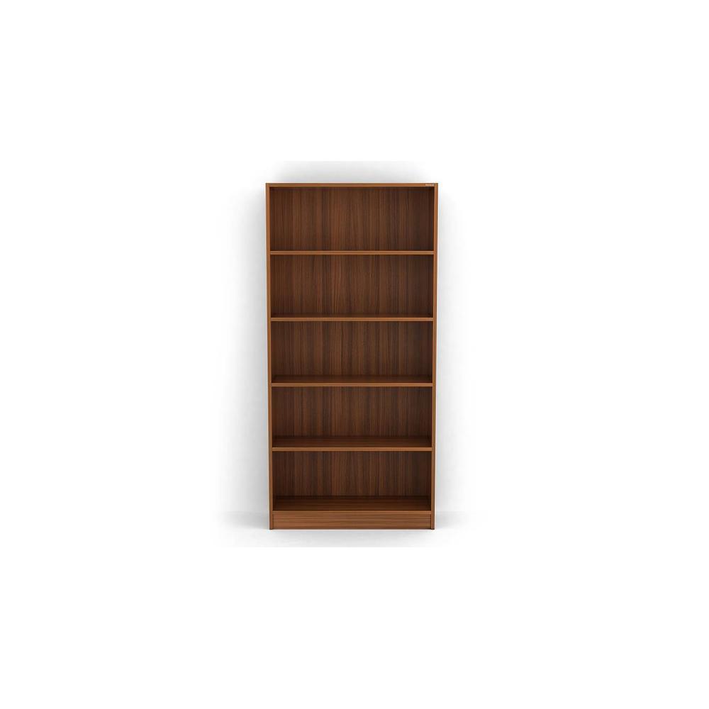 Alex Engineered Wood Bookshelf in Walnut Finish