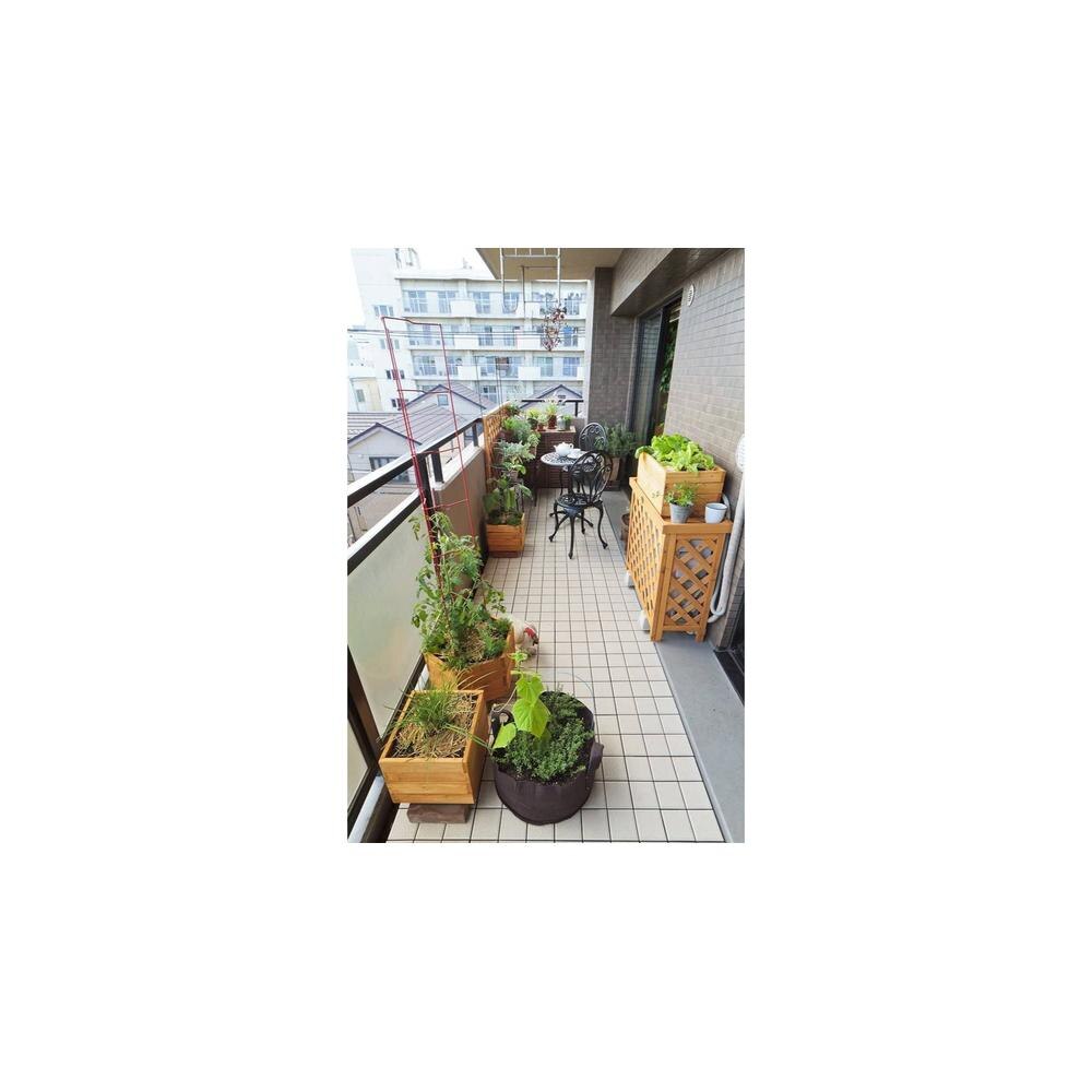 Wood Deco Rectangular Planter 60cm