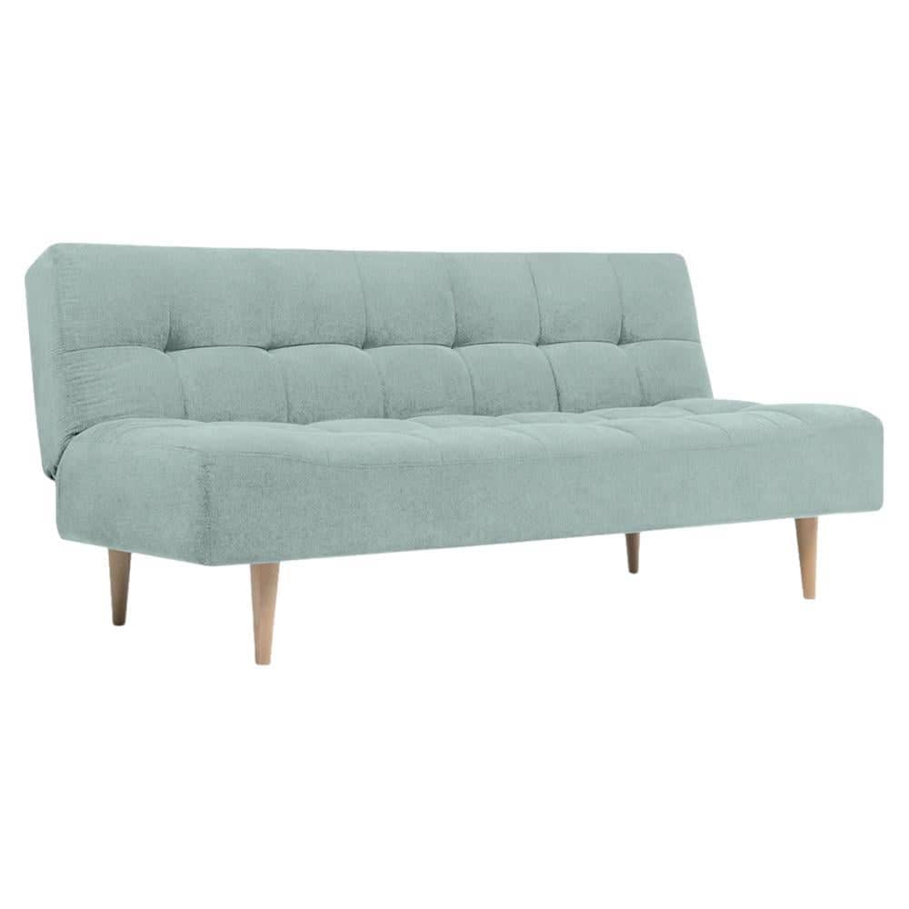 Ofra 3 Seater Sofa Cum Bed In Baby Blue Color