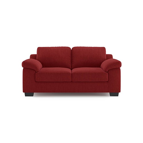 Esquel Premium 2 Seater Fabric Sofa in Salsa Red Colour