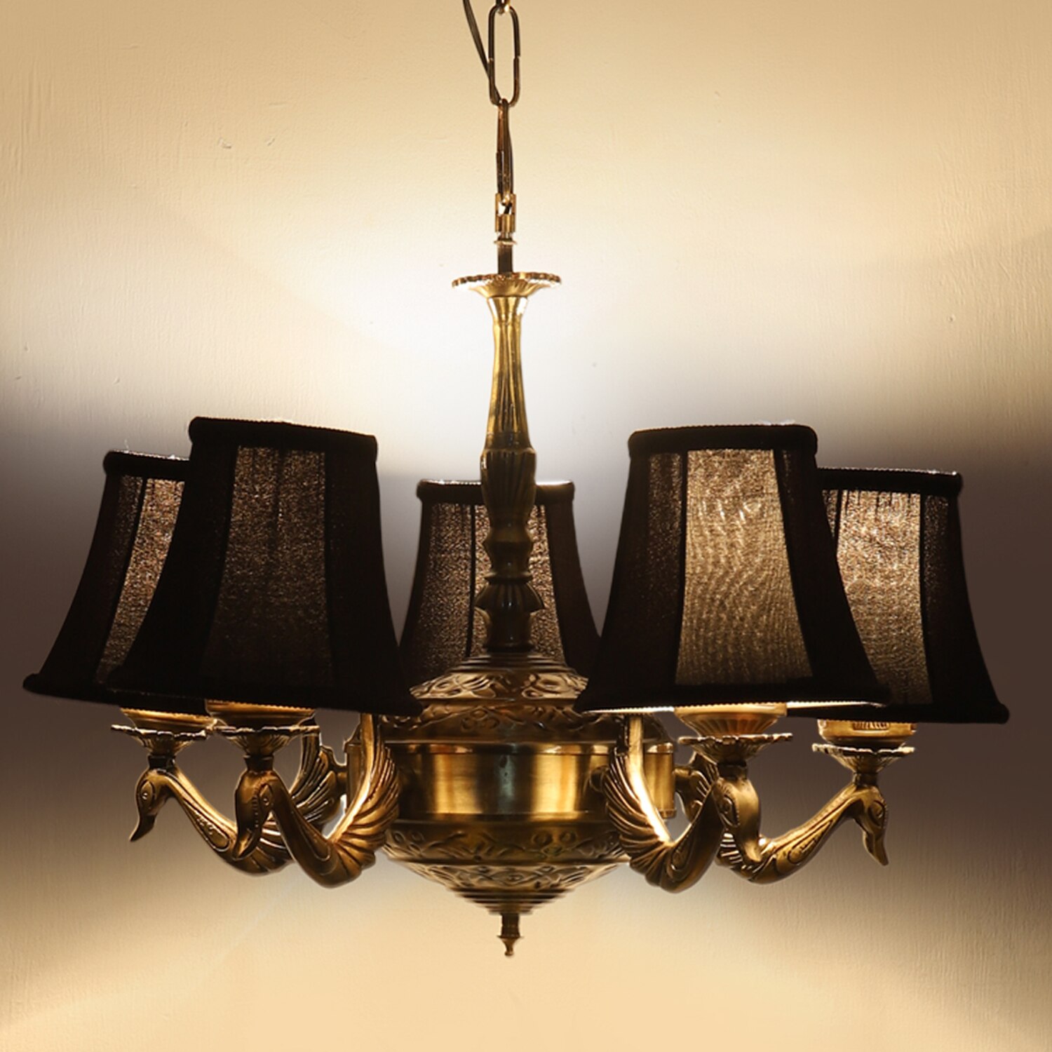 Devansh Gold Wall Mounted Lamp With Beige Jute Shade