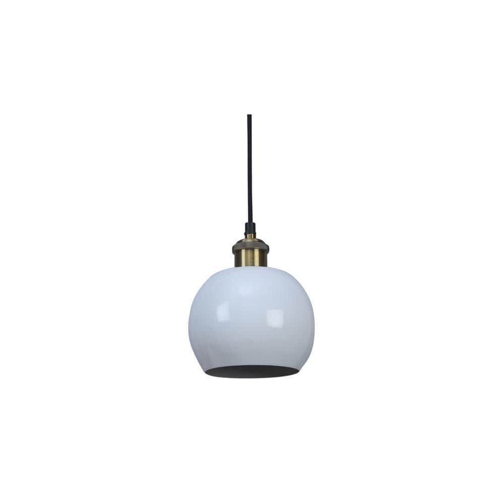 Formul White Metal Hanging Light