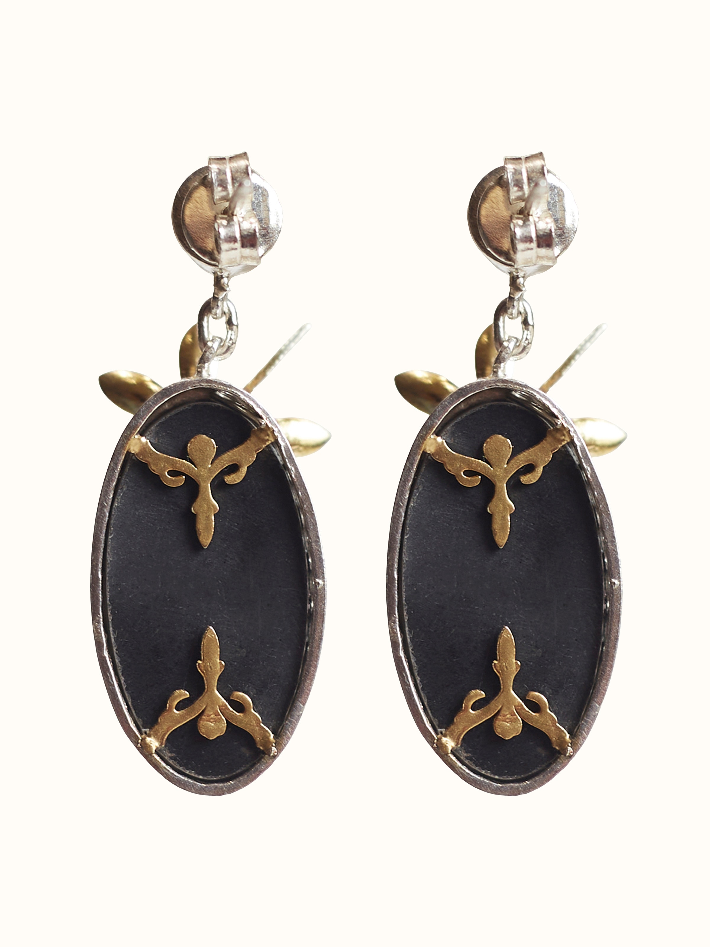 Parchinkari Silver Drop Earrings