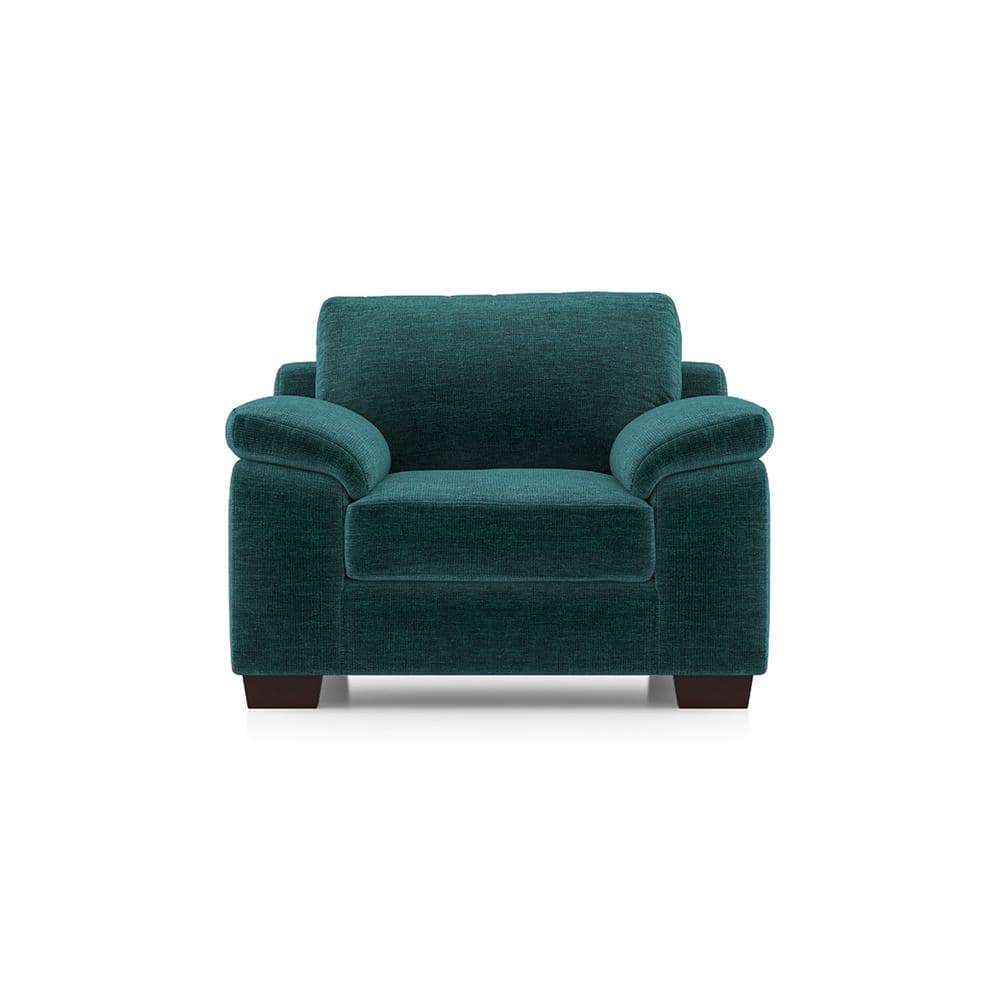 Esquel Sofa Set (Colour: Malibu Blue, Seater: 3+1+1)