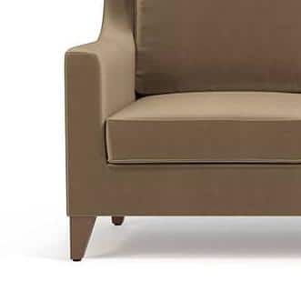 Abbey 3 Seater Fabric Sofa in Fawn Velvet Colour