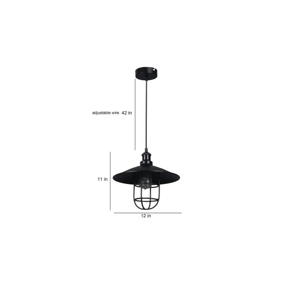 Studio Black Hanging Light