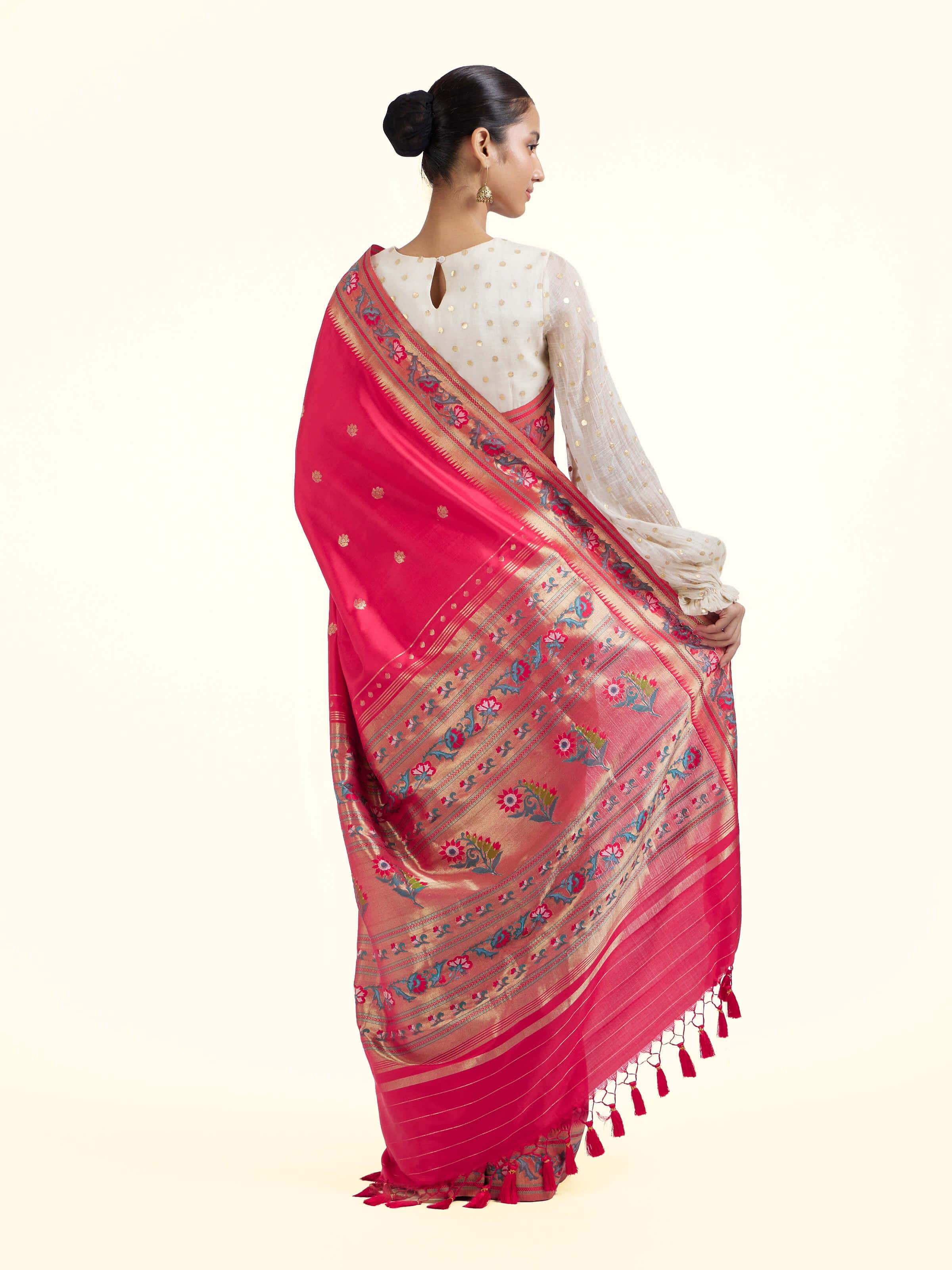 Aadhya Silk Paithani Saree