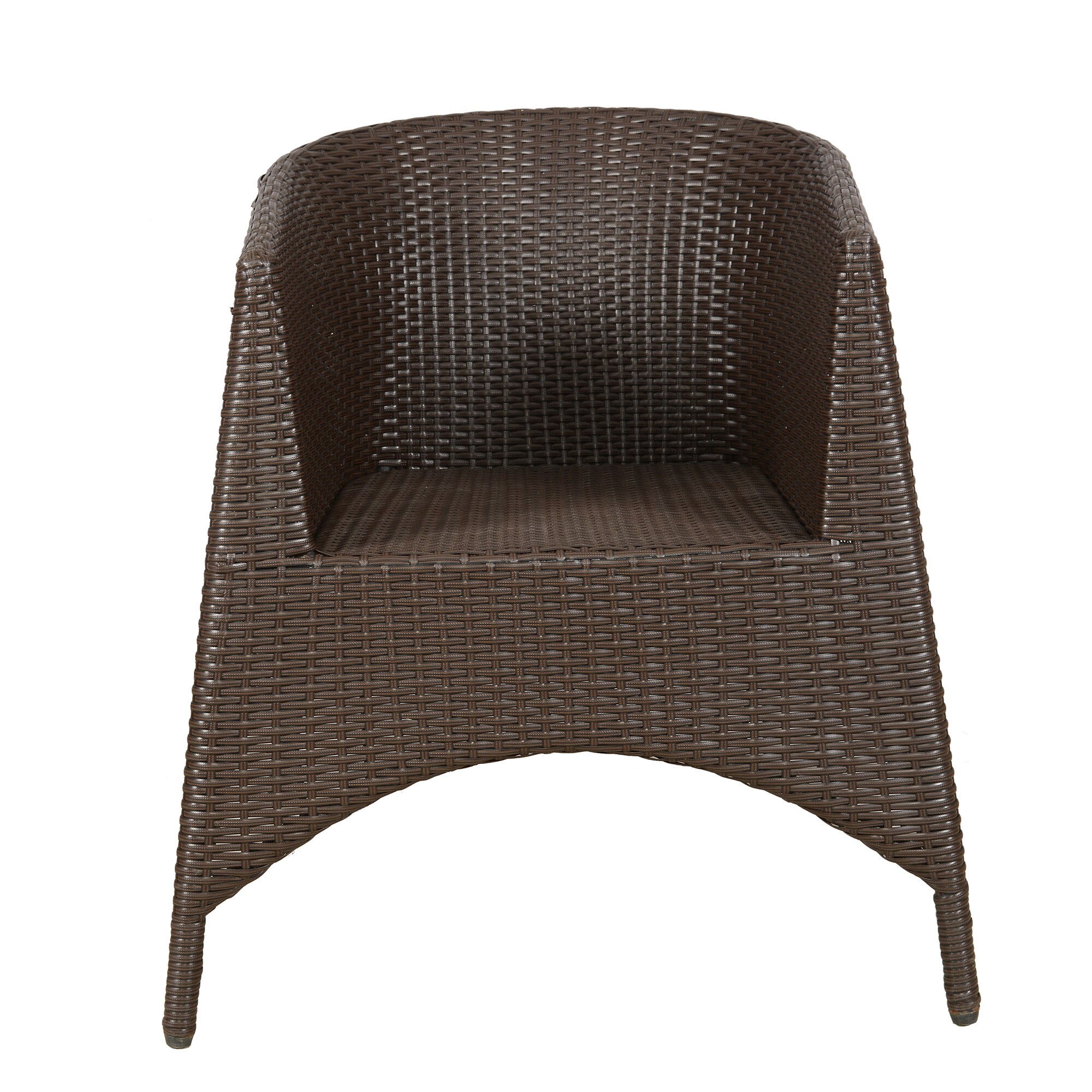 Cairns Wicker Chair In Brown Tone Finish