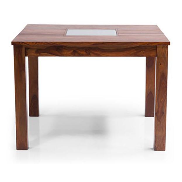 Brighton 4 Seater Dining Table In Teak Finish