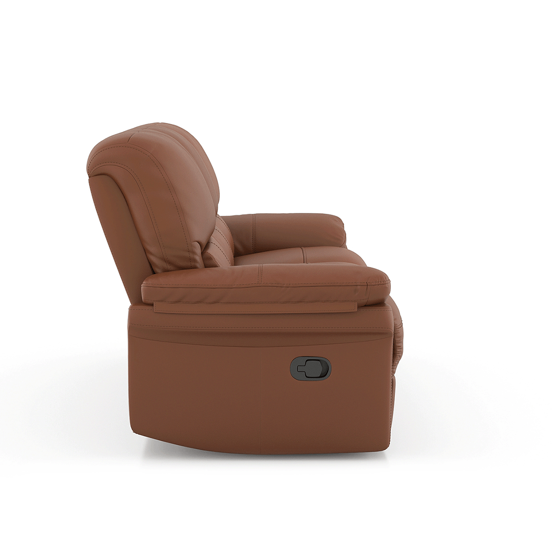 Bernice Three Seater Recliner in Tan Colour