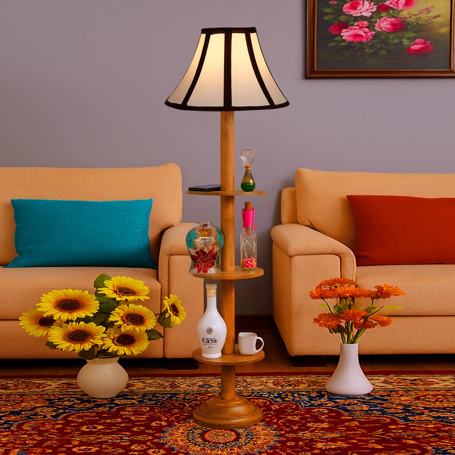 Devansh Shelf Wooden Floor Lamp-picture-28