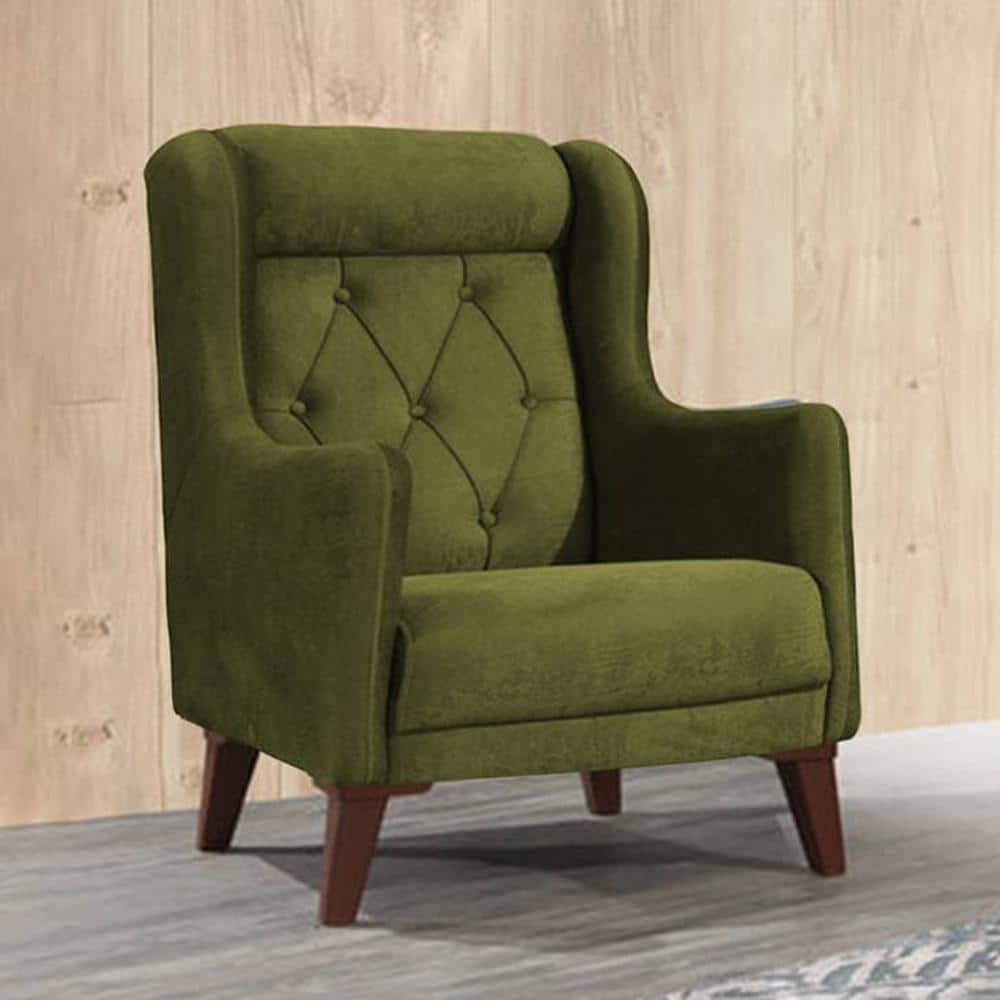 Ruby Accent Chair in Mint Green Colour