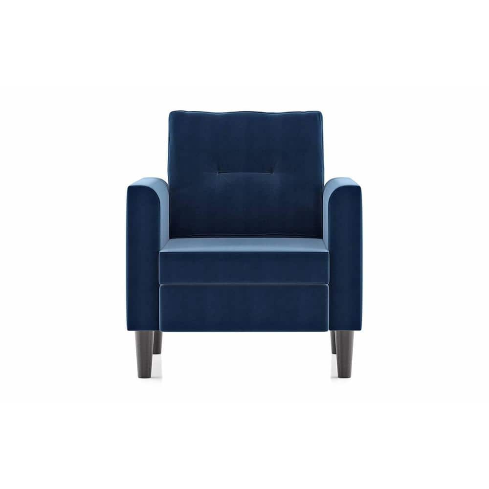 Winston 1 Seater Fabric Sofa (Marine Blue)
