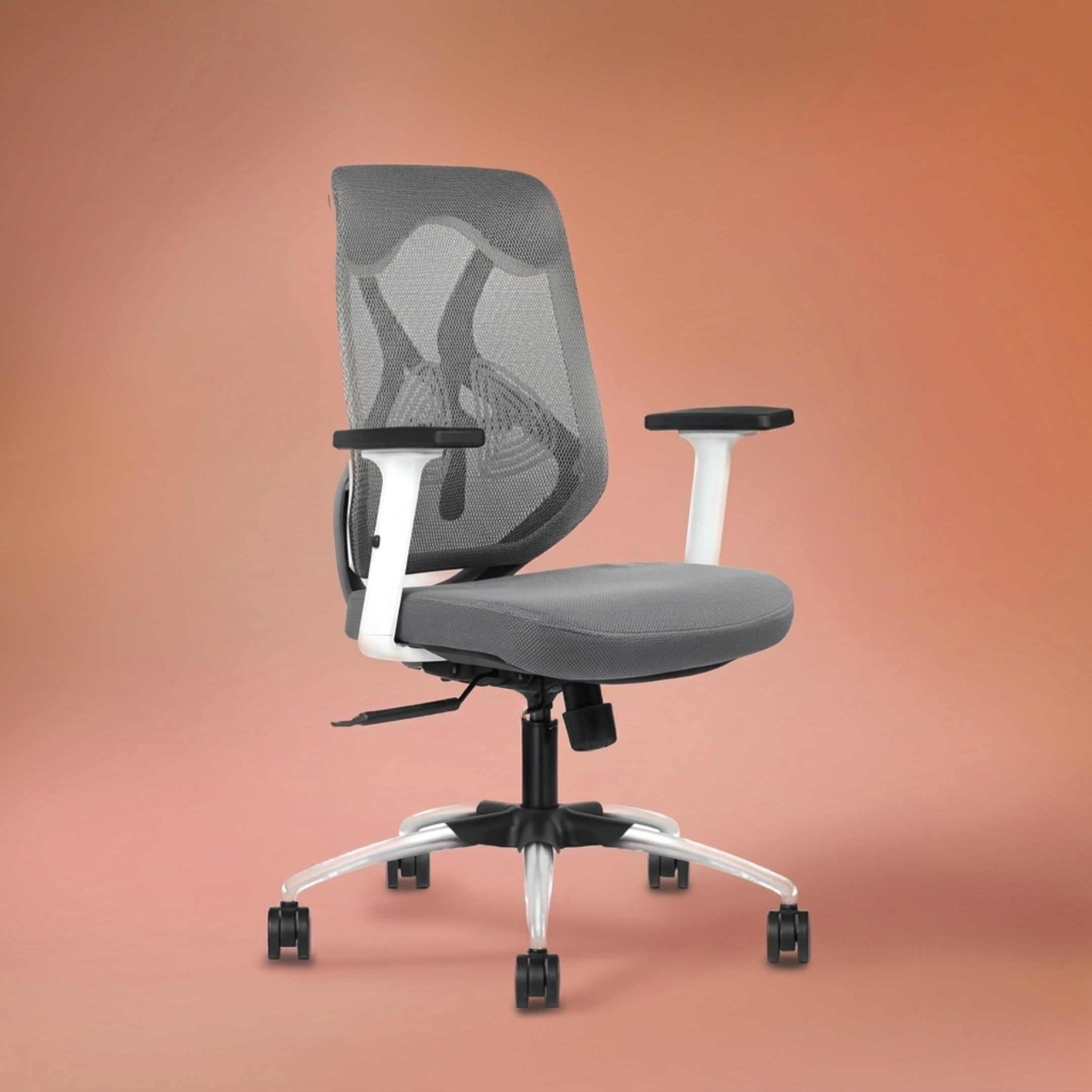 Kepler Brooks Marvel MB Office Desk Chair in Grey Colour - Kepler Brooks