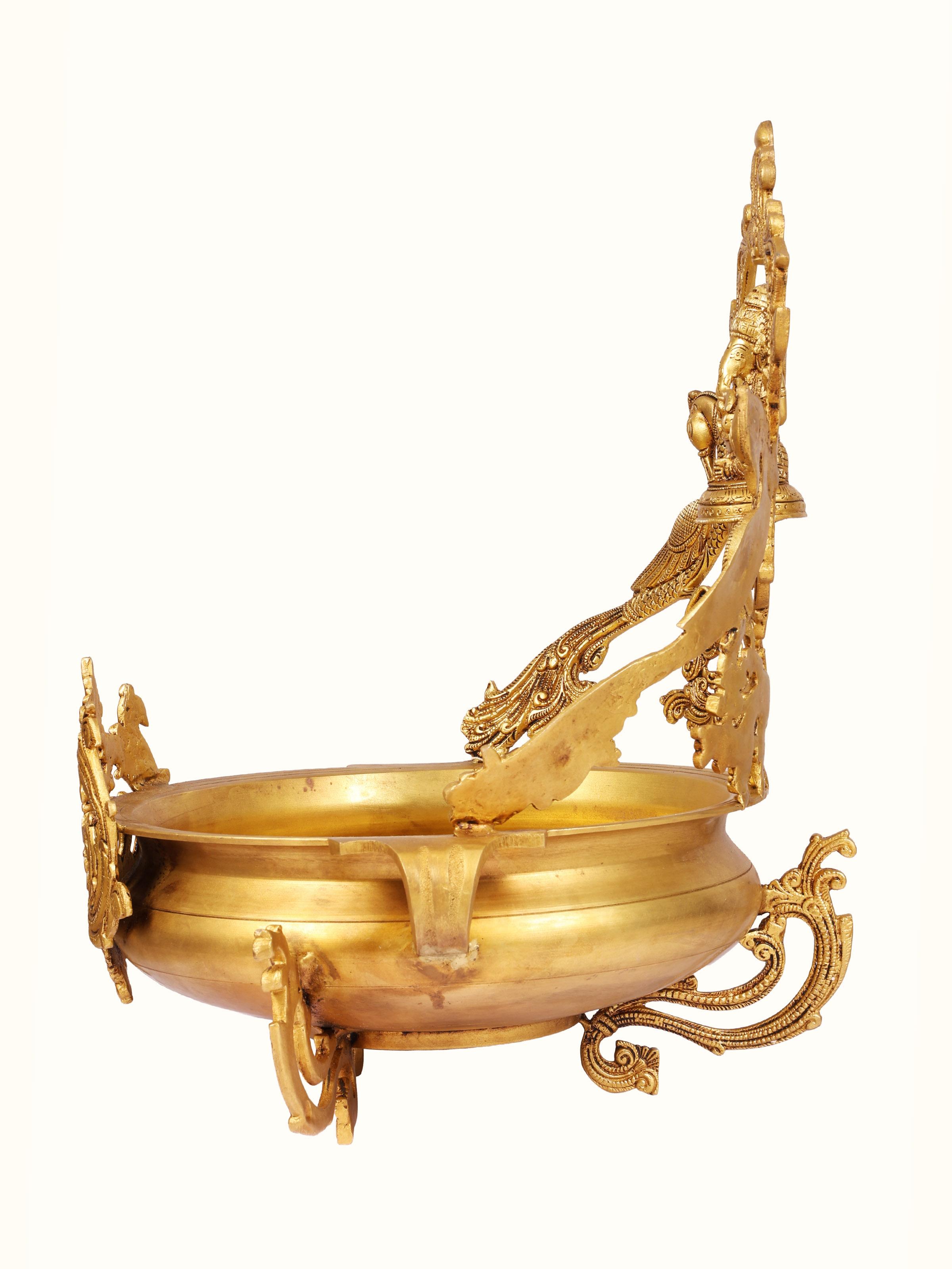 Aakriti Ganesha Brass Urli