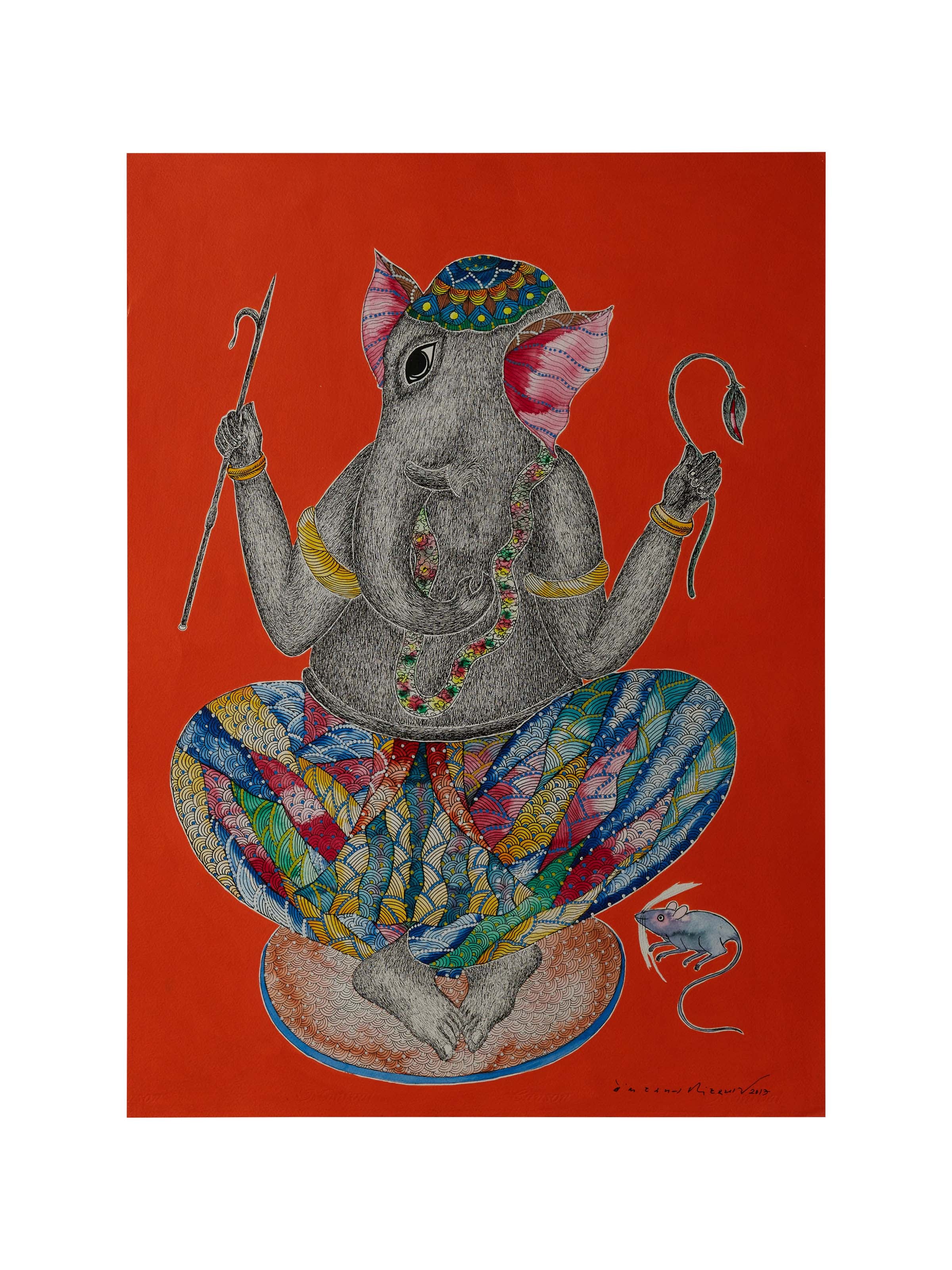 Ganesha Gond Art