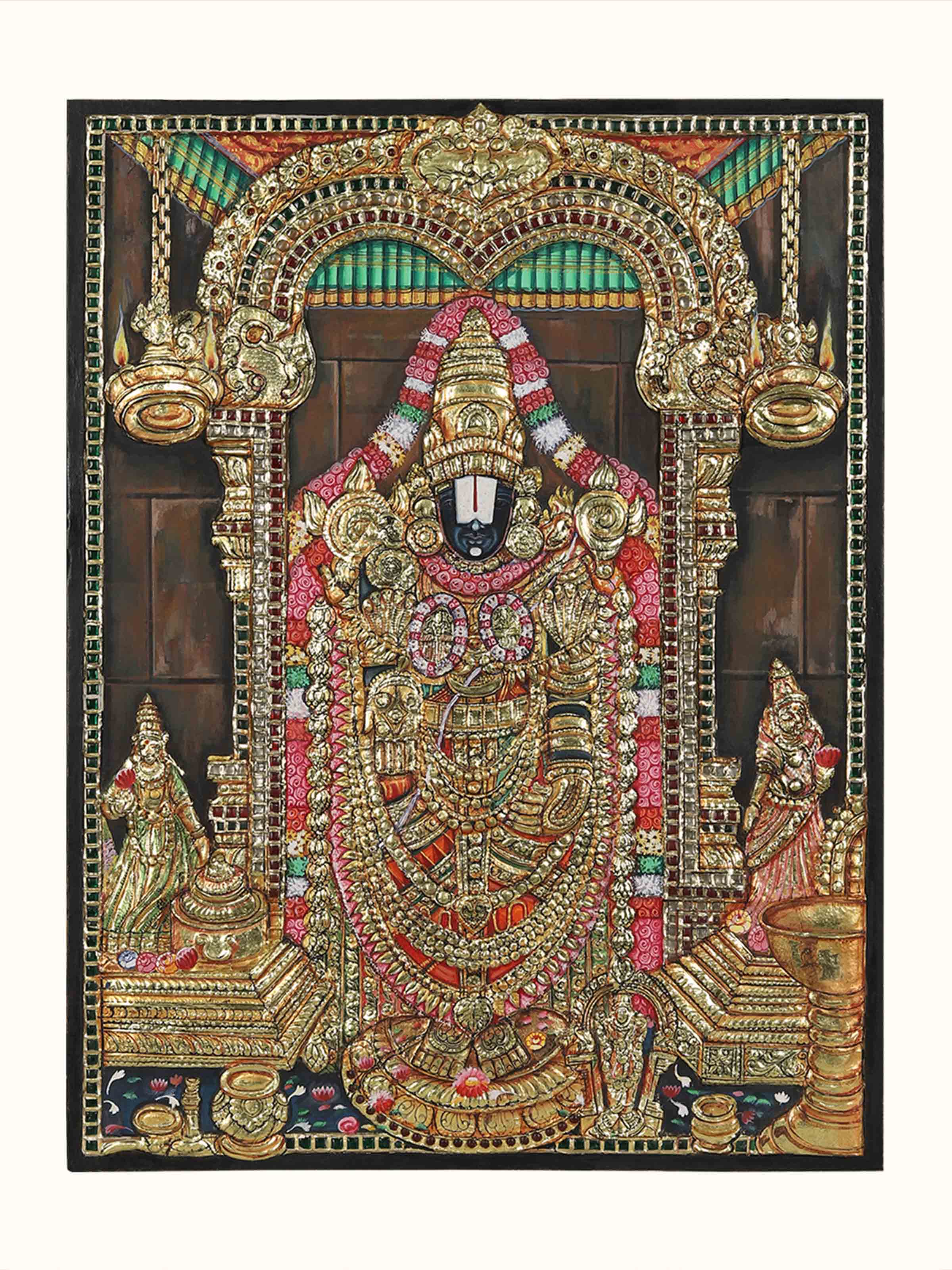 Balaji Temple Thanjavur Painting