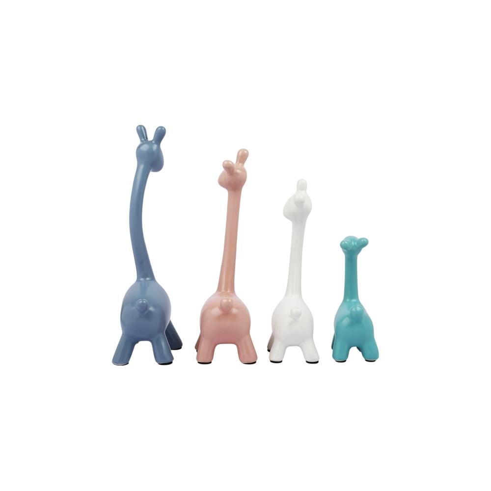 Set Of 4 Graceful Giraffe Showpieces