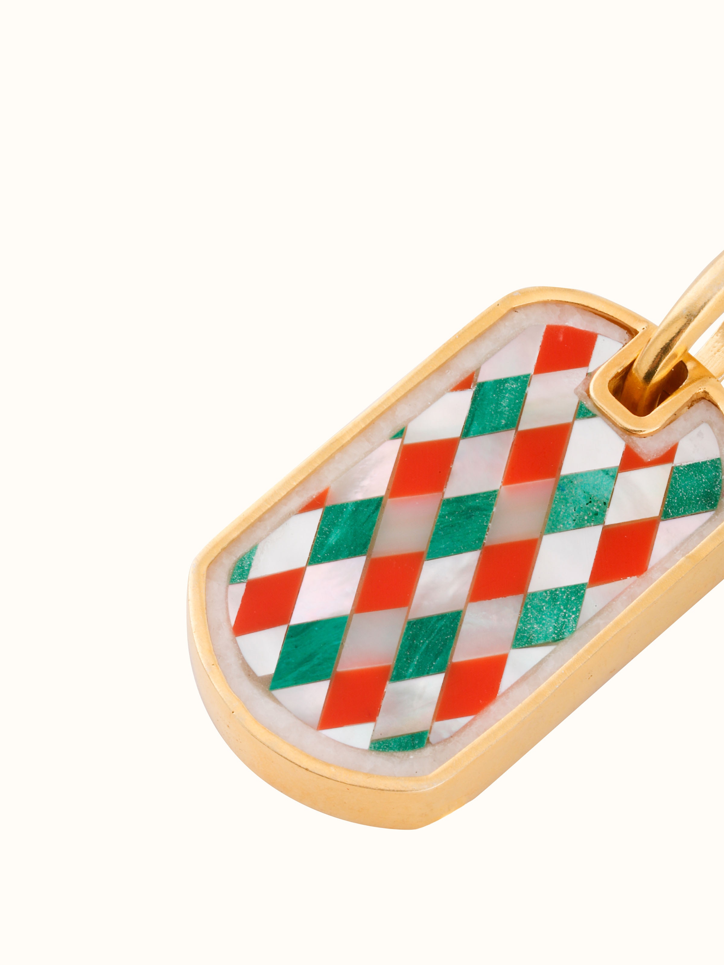 Overhead view displaying pendant symmetry and artisanal design clarity.