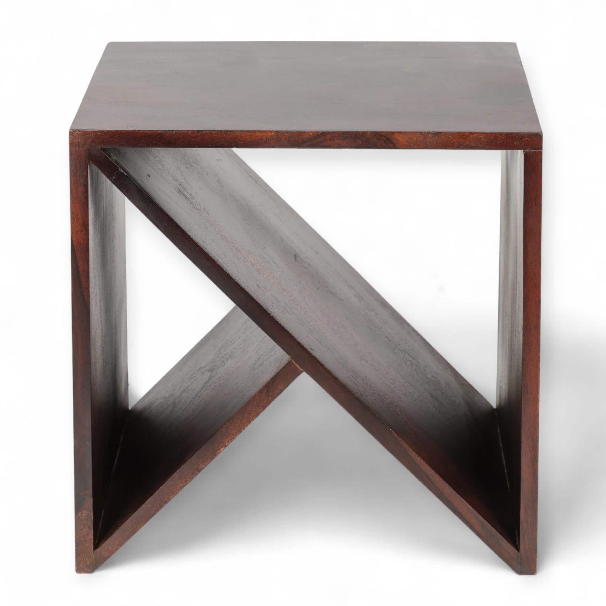 Noah Side Table - Walnut Finish