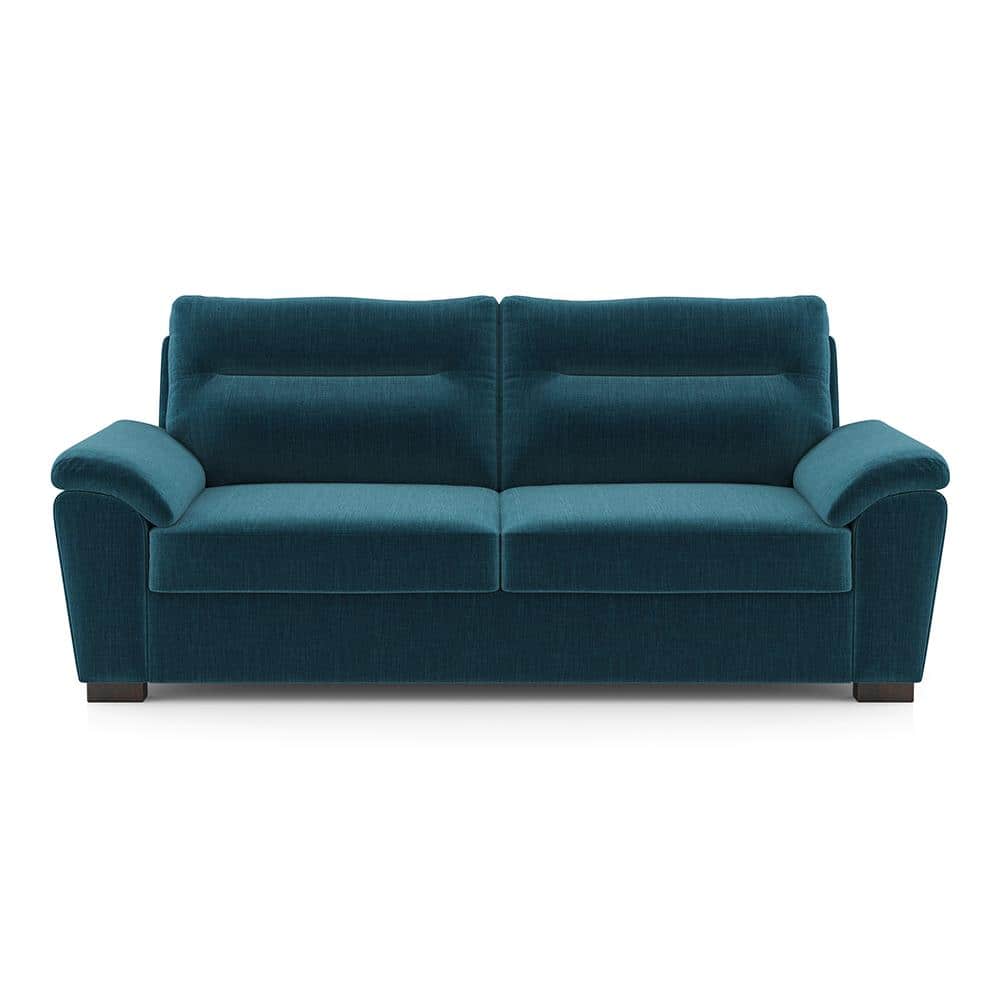 Adelaide Premium 3 Seater Fabric Sofa in Indigo Blue Colour