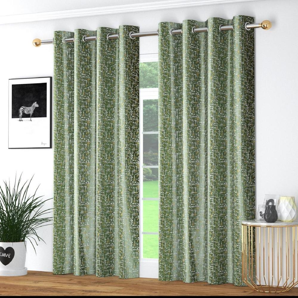 Haier Pack of 2 Room Darkning Long Door Curtains - Aaho Decor