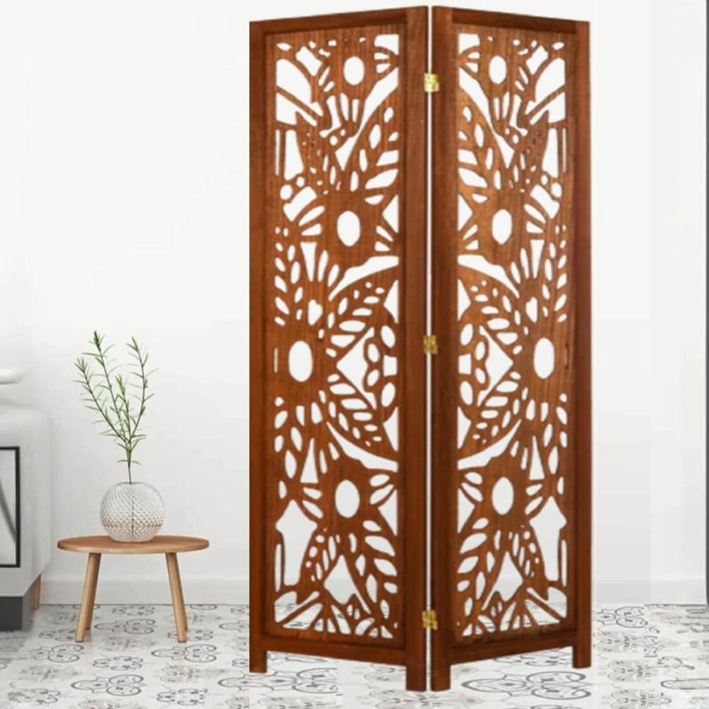 Daffie Solid Wood 4 Panel Room Divider