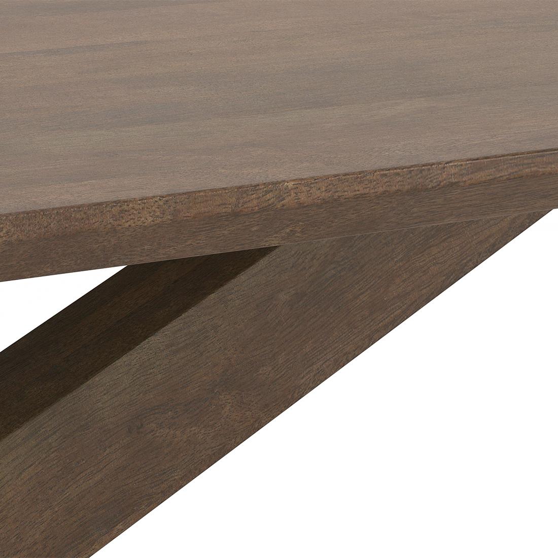 Anderson Solid Wood 8 Seater Dining Table In Danish Walnut Finish