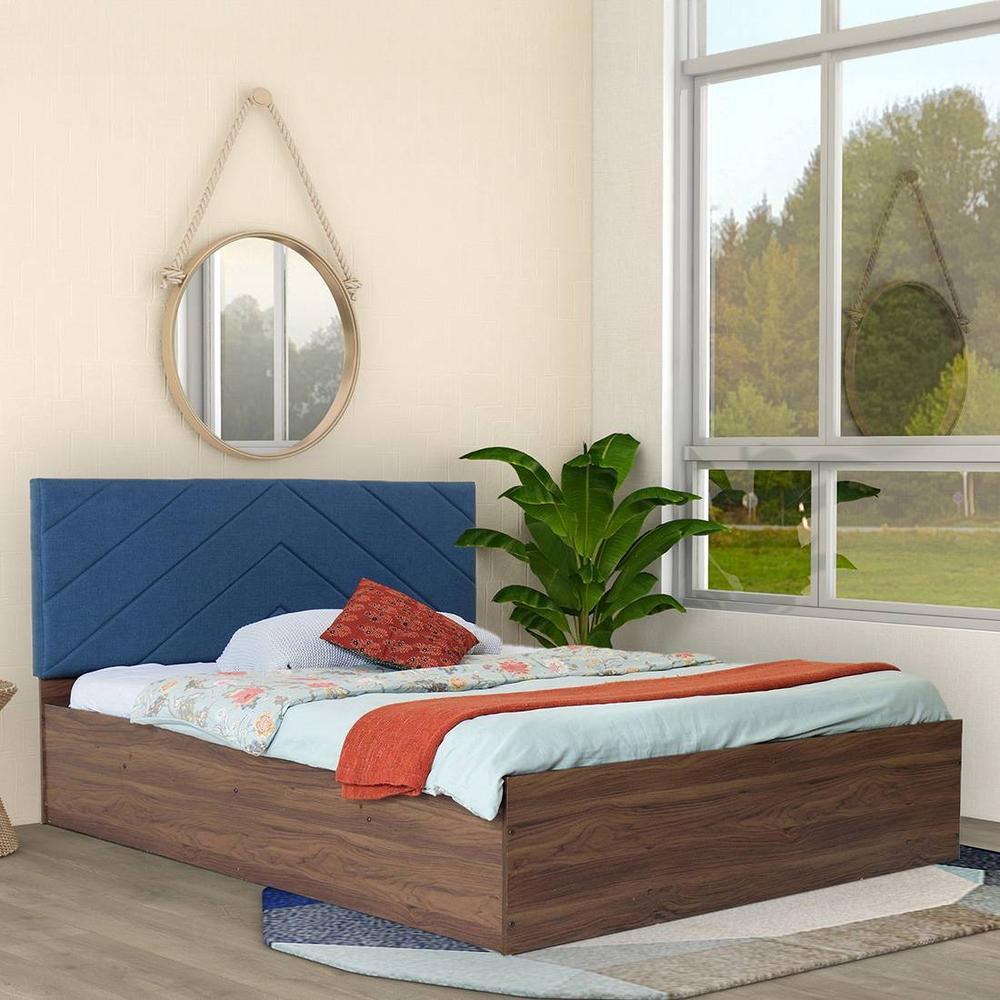 Mudra Bed With Premium Leatherette Fabric And Box Storage Queen Bed