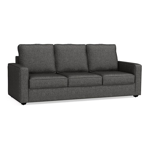 Apollo Compact Sofa Set (Colour : Steel Grey, Cushion : Hard, Back Type : High Back, Seater : 3+1+1)