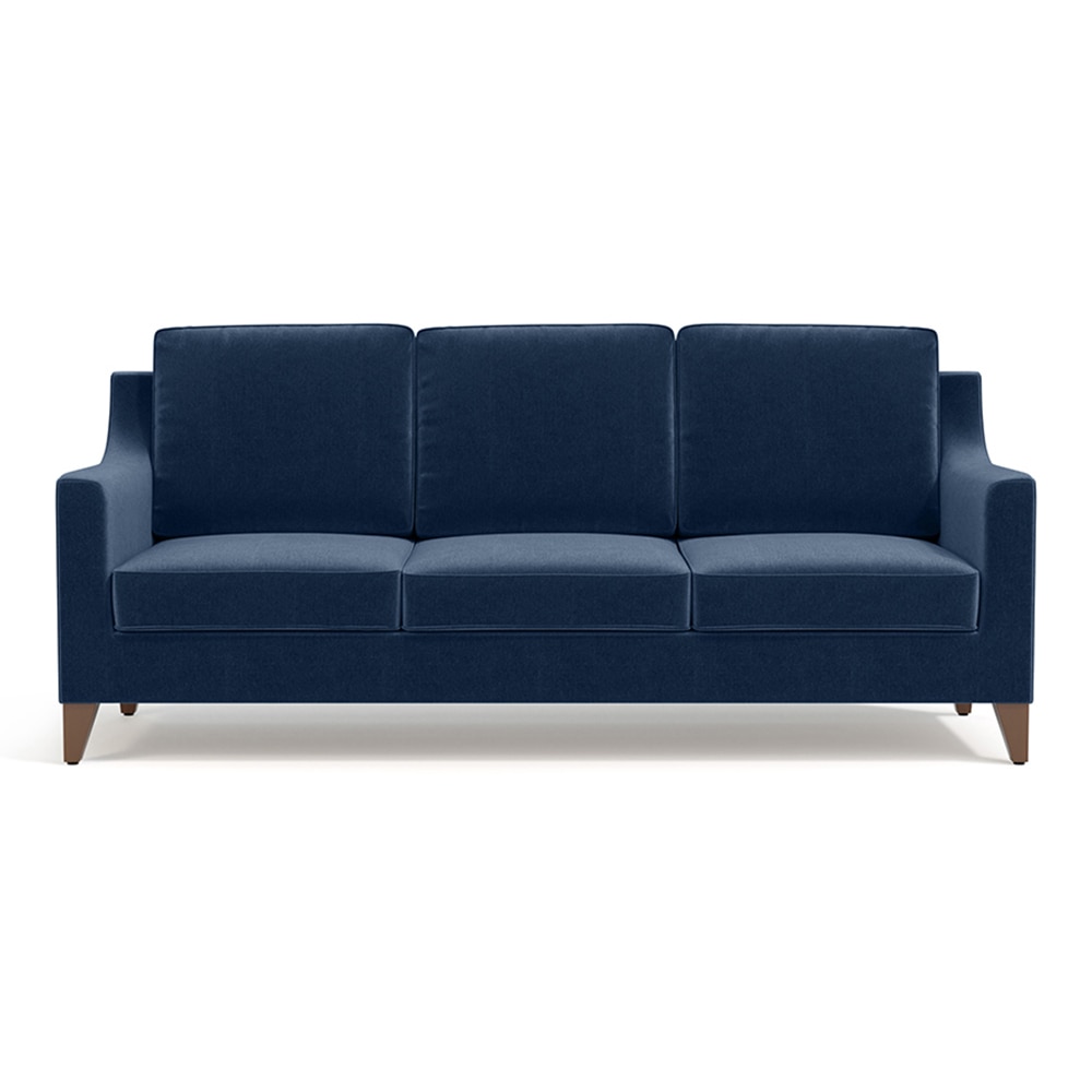 Abbey Sofa Set (Colour : Lapis Blue, Cushion : Hard, Seater : 3+1+1)