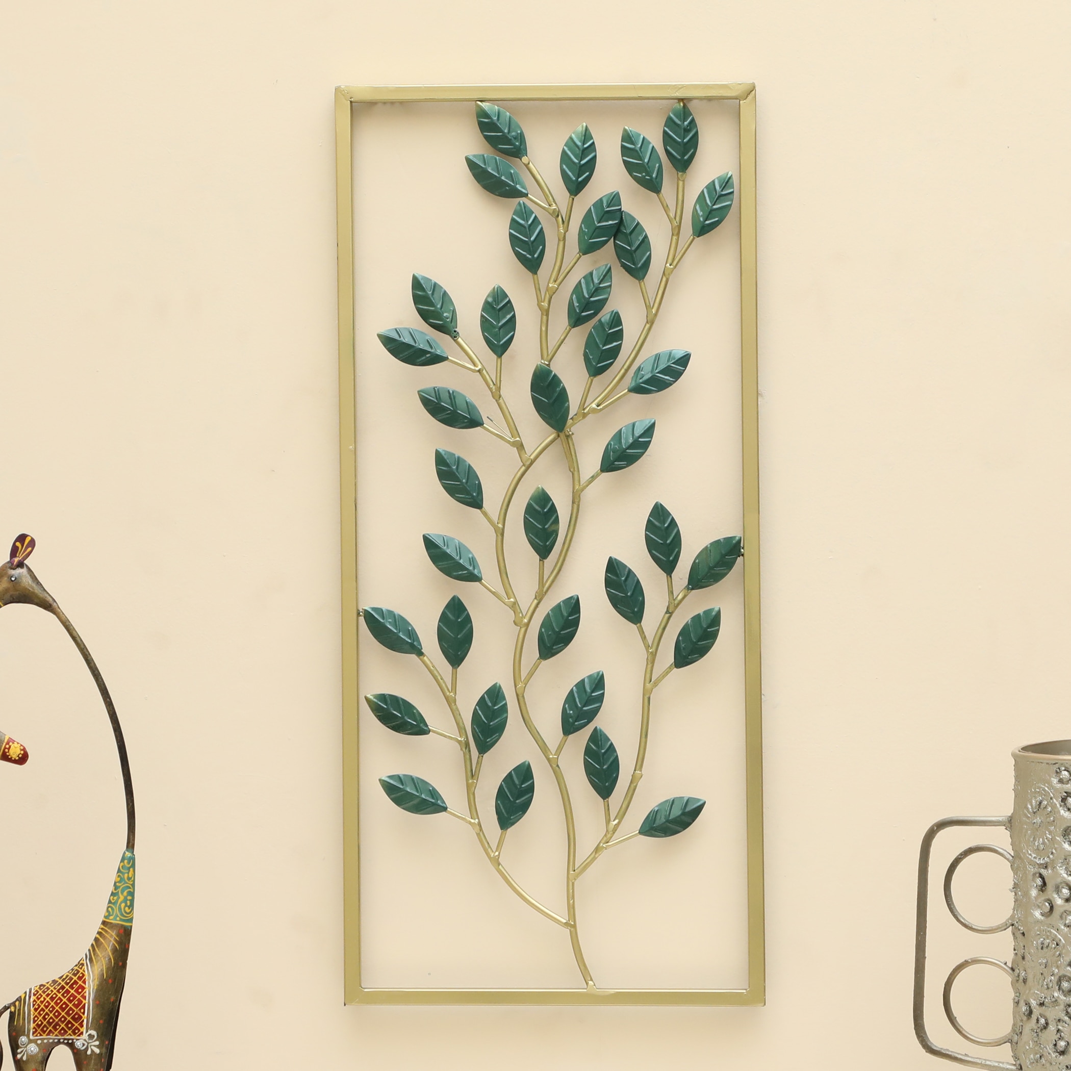 W-Daksh Abstract Metal Wall Decor in Multicolor Set of 1