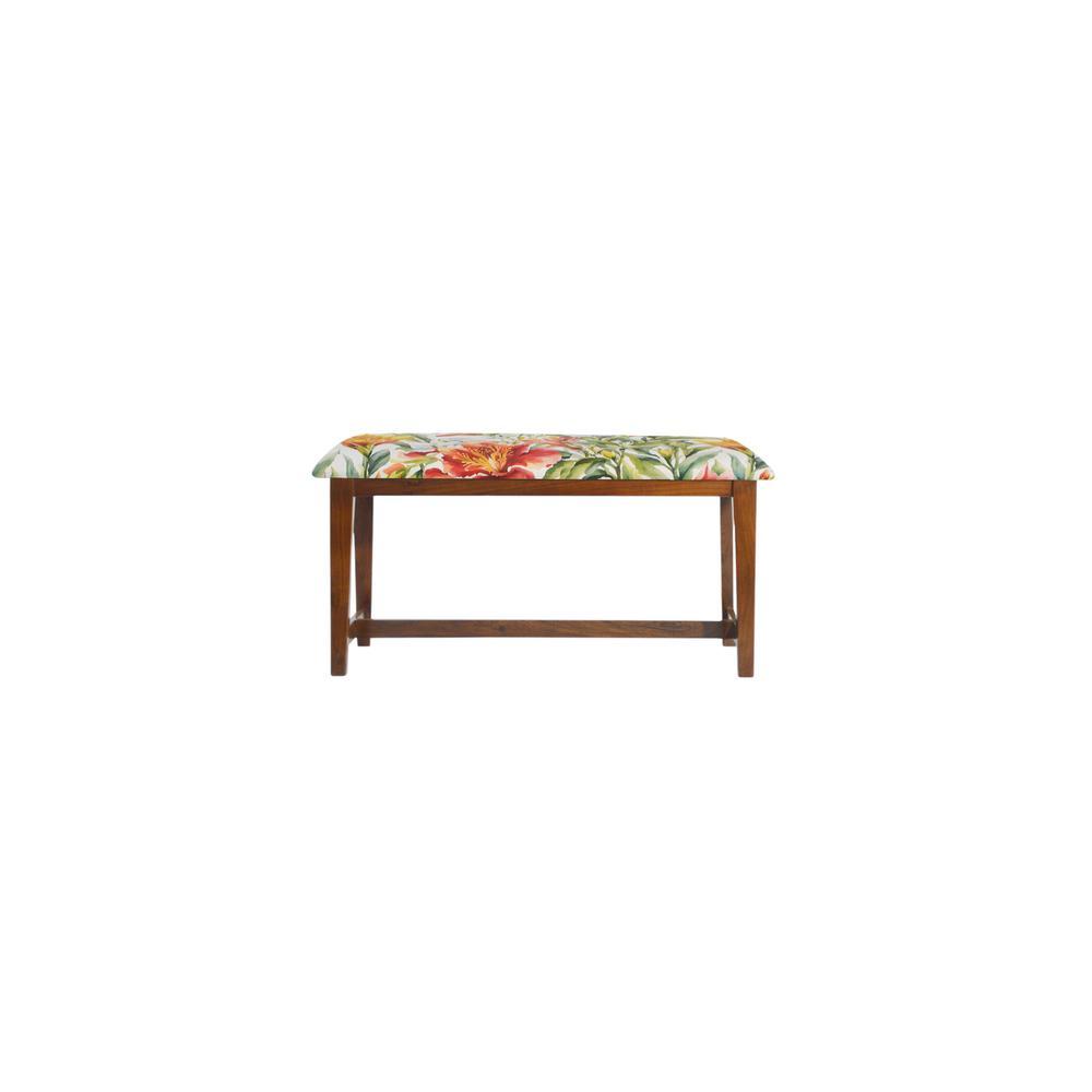 Fringor Solid Wood Bench In Provincial Teak Finish